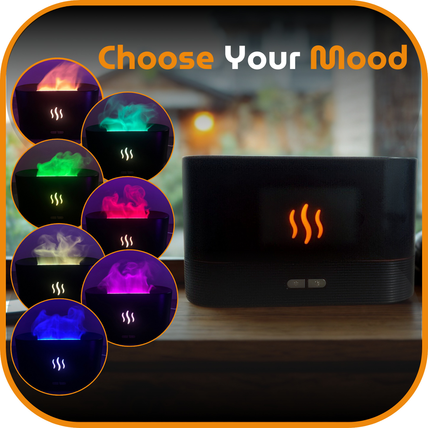 Humidifier - Aroma Diffuser NebMist - 50% OFF ONLY THIS WEEK Aromatherapy Customizable Color-changing lights Solves your dry skin, chapped lips, dry throat, light cough, irritation Eliminates dry air Get Better sleep insomia, Humidify your house to prevent it from burning.